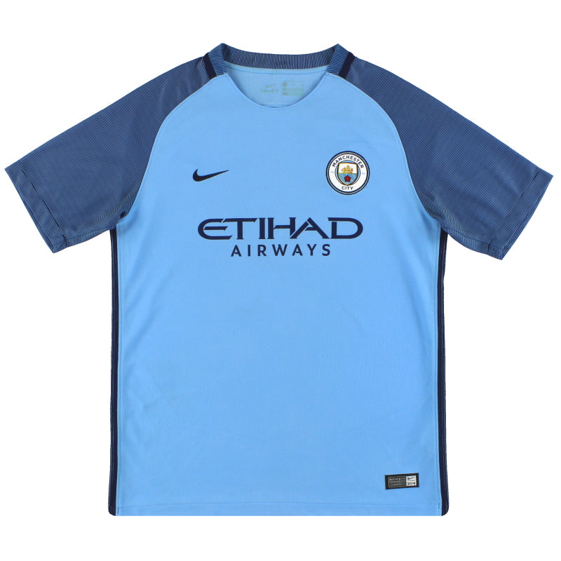 2016-17 Manchester City Nike Home Shirt XL.Boys Football Shirt
