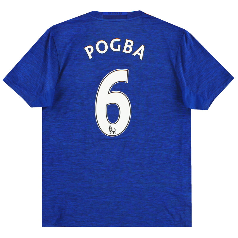 2016-17 Manchester United adidas Away Shirt Pogba #6 M Football Shirt