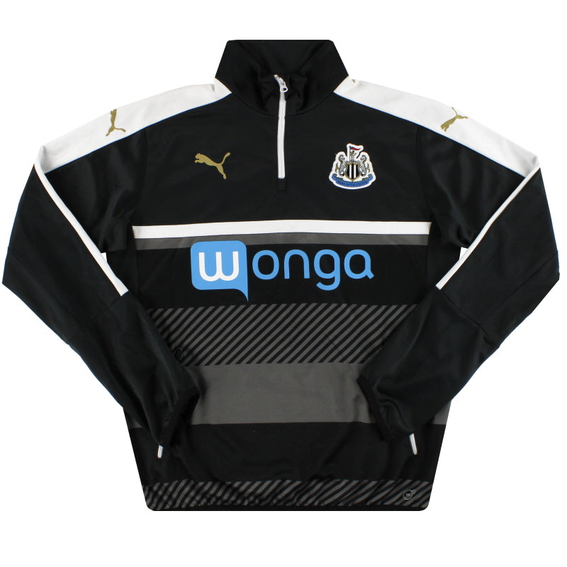 2016-17 Newcastle Puma 1/4 Zip Training Top L Football Shirt