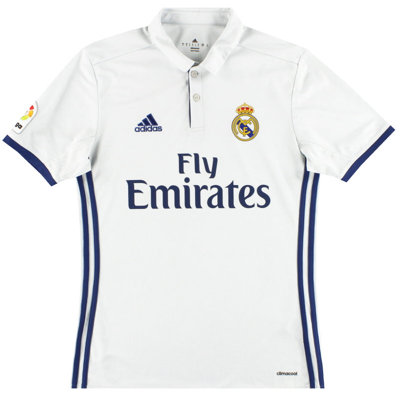 2016-17 Real Madrid adidas Home Shirt M Football Shirt