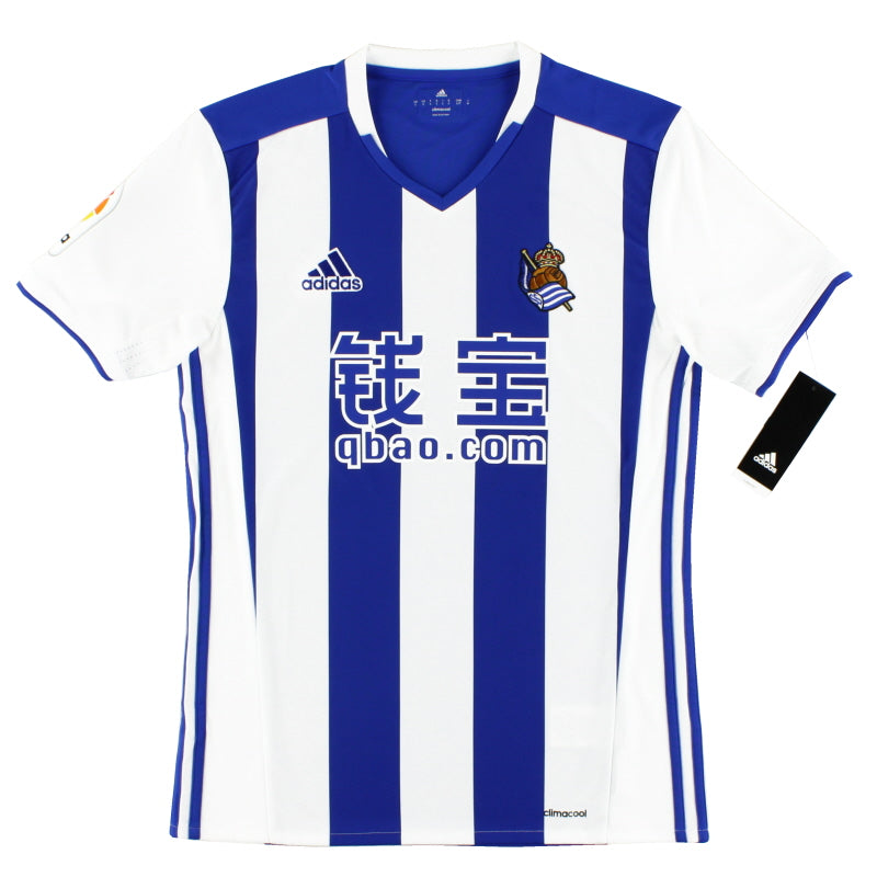 2016-17 Real Sociedad Home Shirt *BNIB* Football Shirt