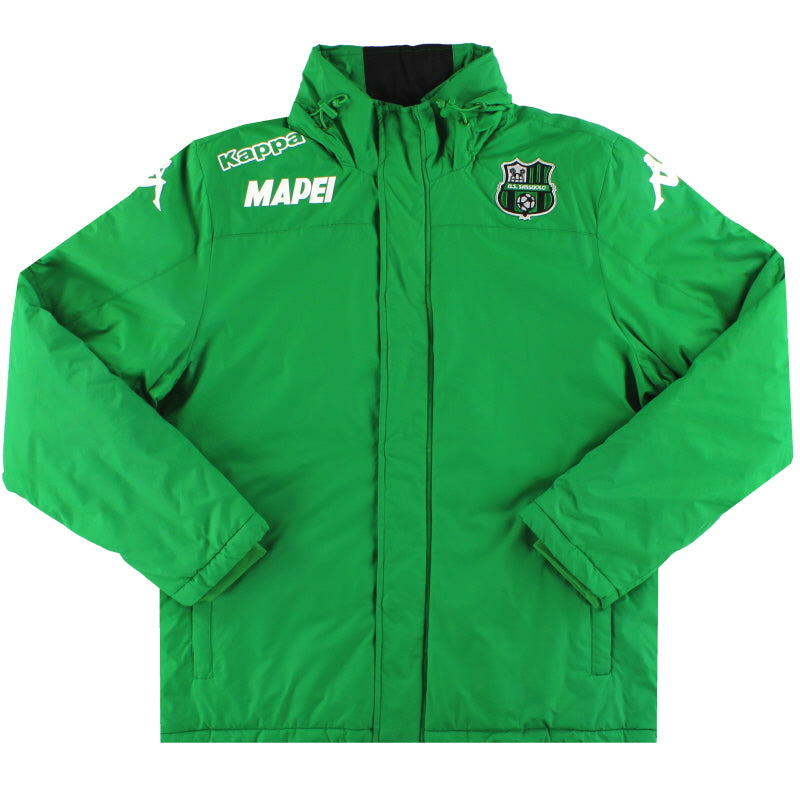 2016-17 Sassuolo Kappa Padded Bench Coat *Mint* M Jacket