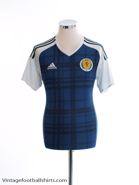 2016-17 Scotland Home Shirt S Football Shirt