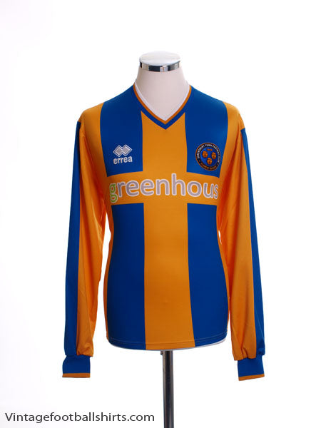 2016-17 Shrewsbury Home Shirt *BNIB* L/S M Football Shirt