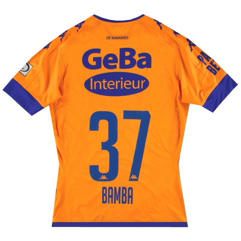 2016-17 Sint-Truiden Kappa Kombat Third Shirt Bamba #37 *As New* M Football Shirt