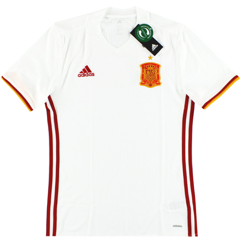 2016-17 Spain adidas Away Shirt *w/tags* M Football Shirt