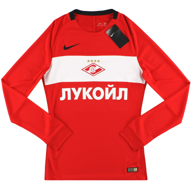 2016-17 Spartak Moscow Nike Player Issue Home Shirt L/S *w/tags* Football Shirt