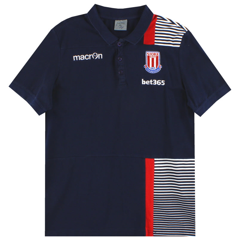 2016-17 Stoke Macron Polo Shirt XL Polo Shirt