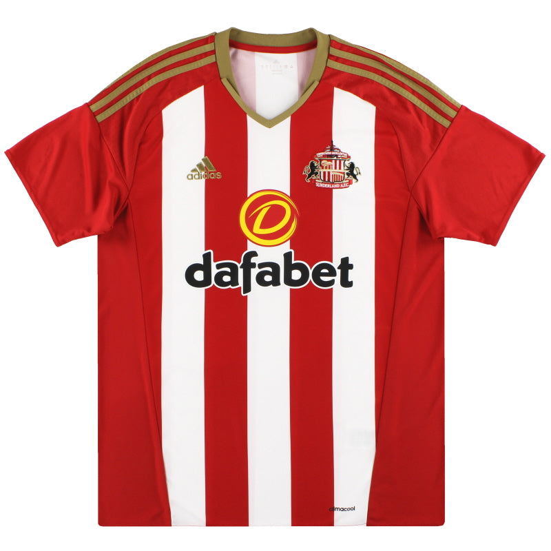 2016-17 Sunderland adidas Home Shirt *Mint* L Football Shirt