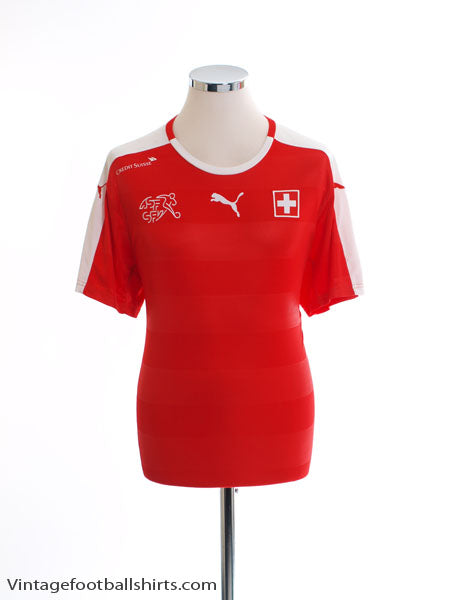 2016-17 Switzerland Home Shirt *Mint* M Football Shirt