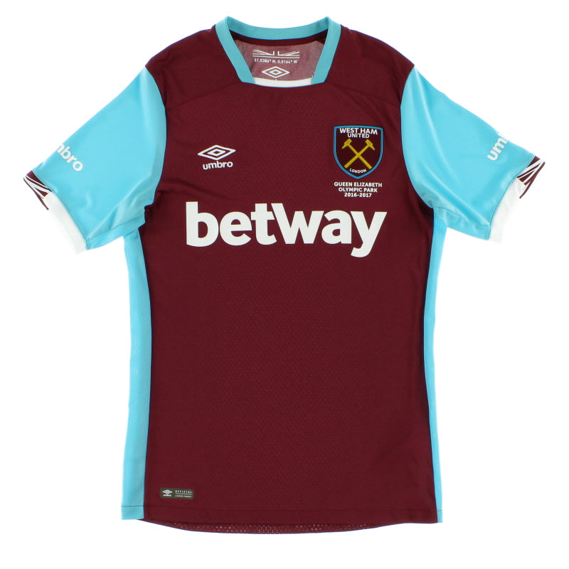 2016-17 West Ham Home Shirt *Mint* S Football Shirt