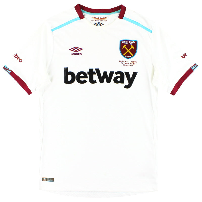2016-17 West Ham Umbro Away Shirt L Football Shirt
