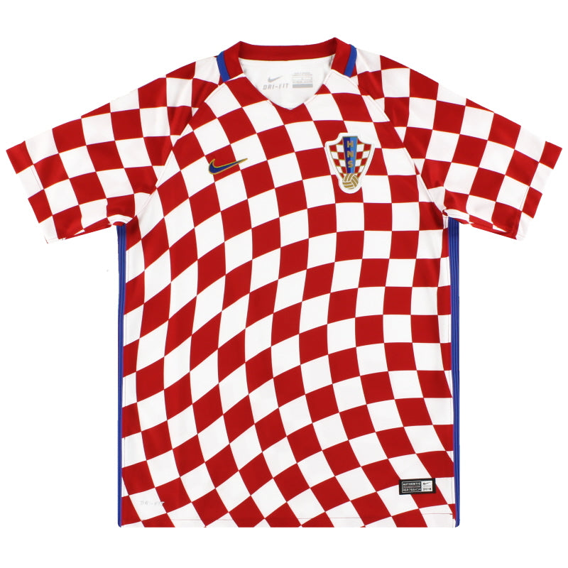 2016-18 Croatia Nike Home Shirt *As New* M.Boys Football Shirt