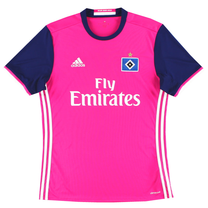 2016-18 Hamburg adidas Away Shirt M Football Shirt