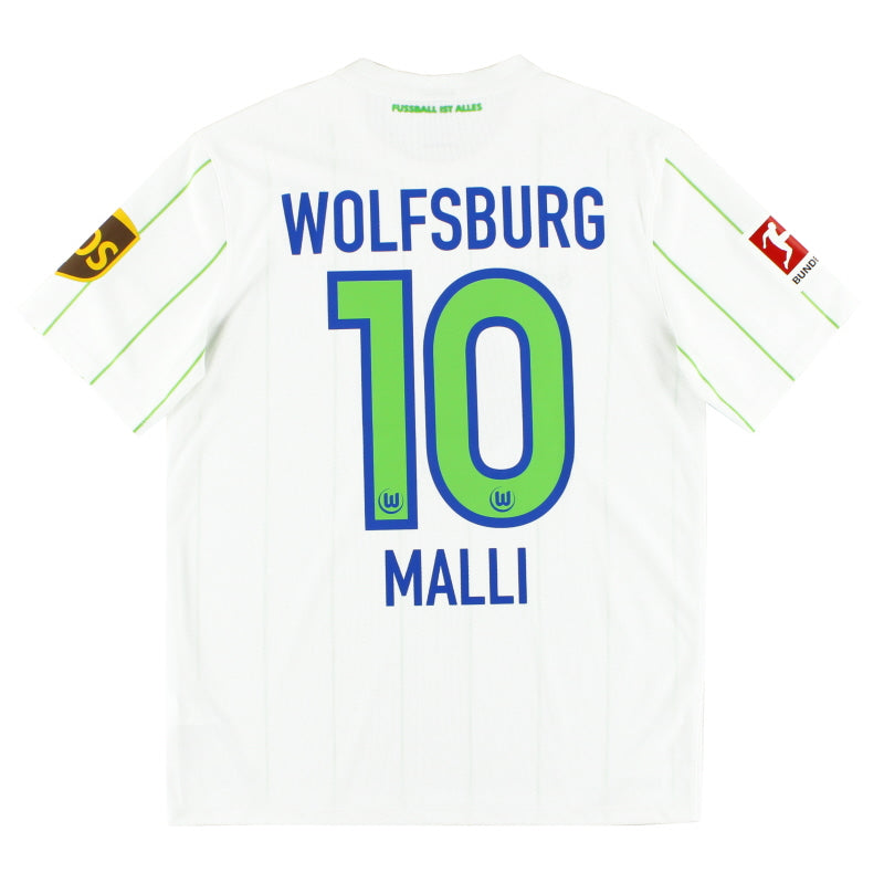 2016-18 Wolfsburg Away Shirt Malli #10 M Football Shirt