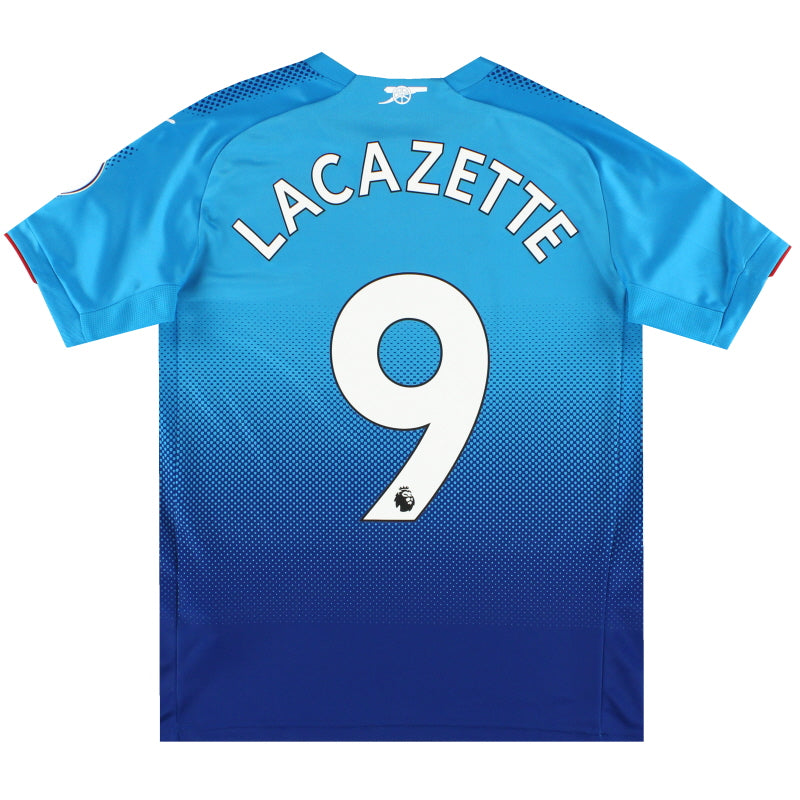 2017-18 Arsenal Puma Away Shirt Lacazette #9 *Mint* XL.Boys Football Shirt