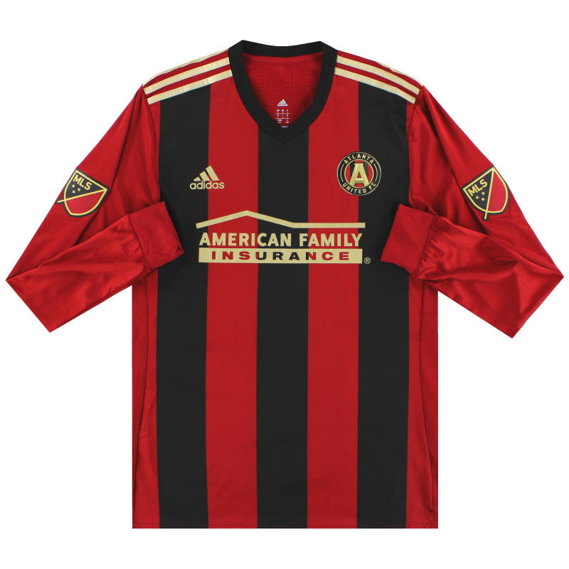 2017-18 Atlanta United adidas adizero Home Shirt L/S L Football Shirt