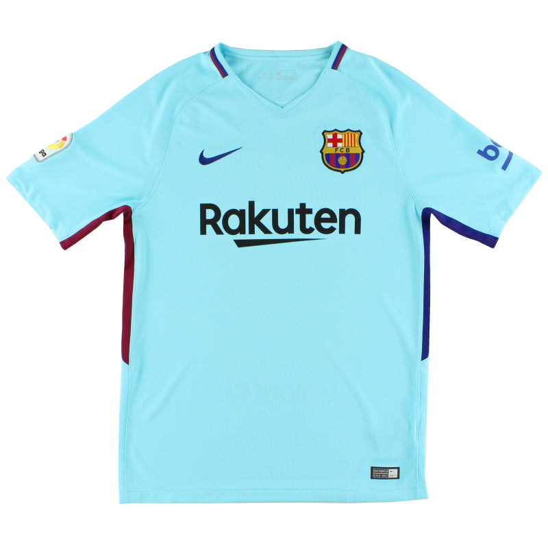 2017-18 Barcelona Away Shirt S Football Shirt