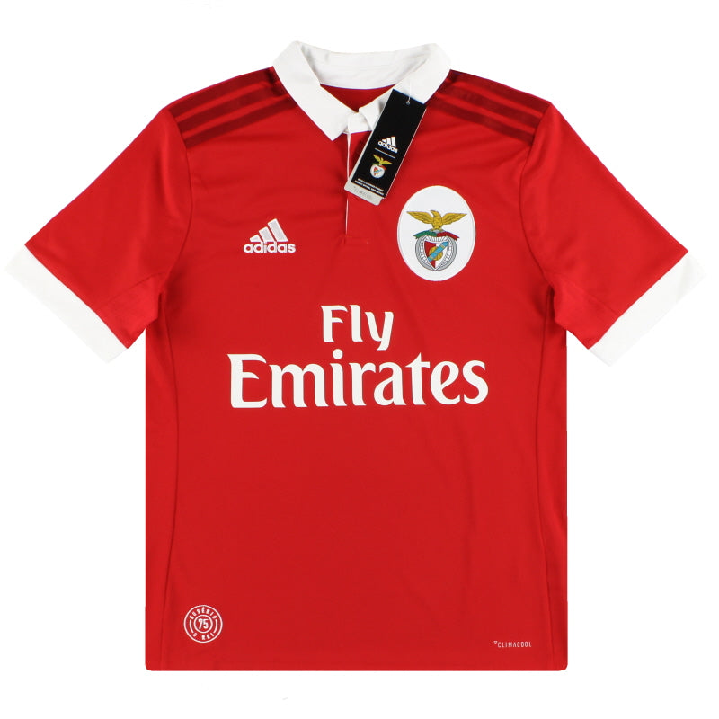 2017-18 Benfica adidas Home Shirt *BNIB* M.Boys Football Shirt