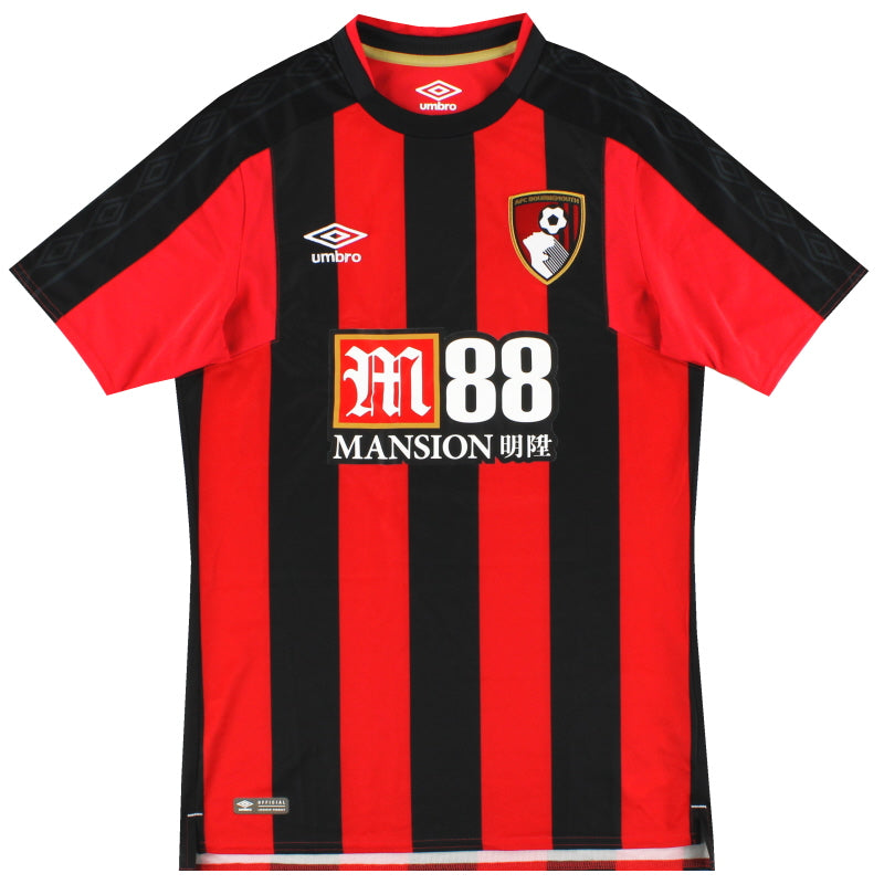 2017-18 Bournemouth Umbro Home Shirt S Football Shirt