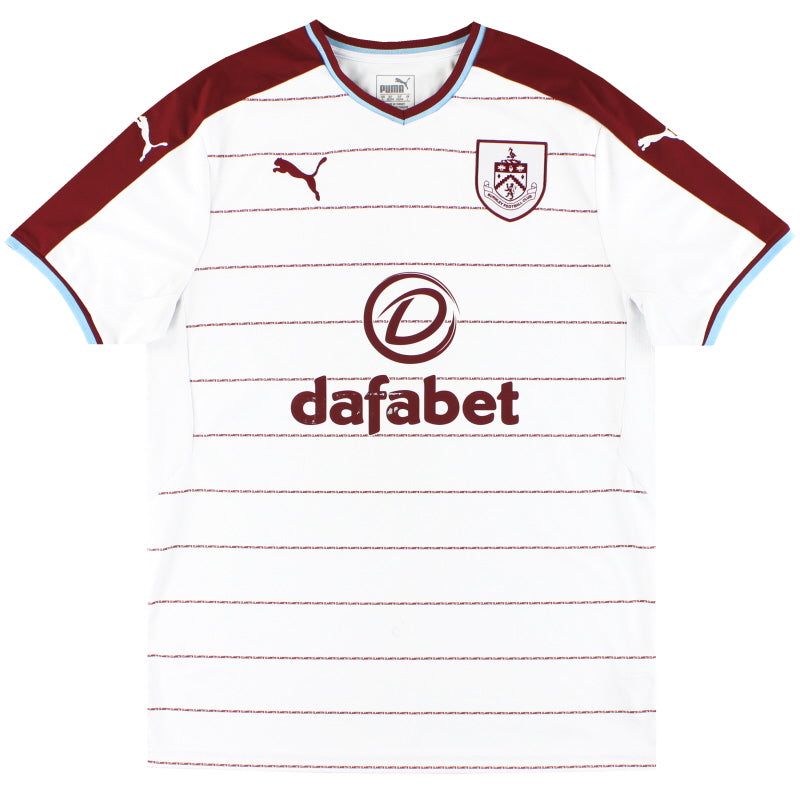 2017-18 Burnley Puma Away Shirt L Football Shirt