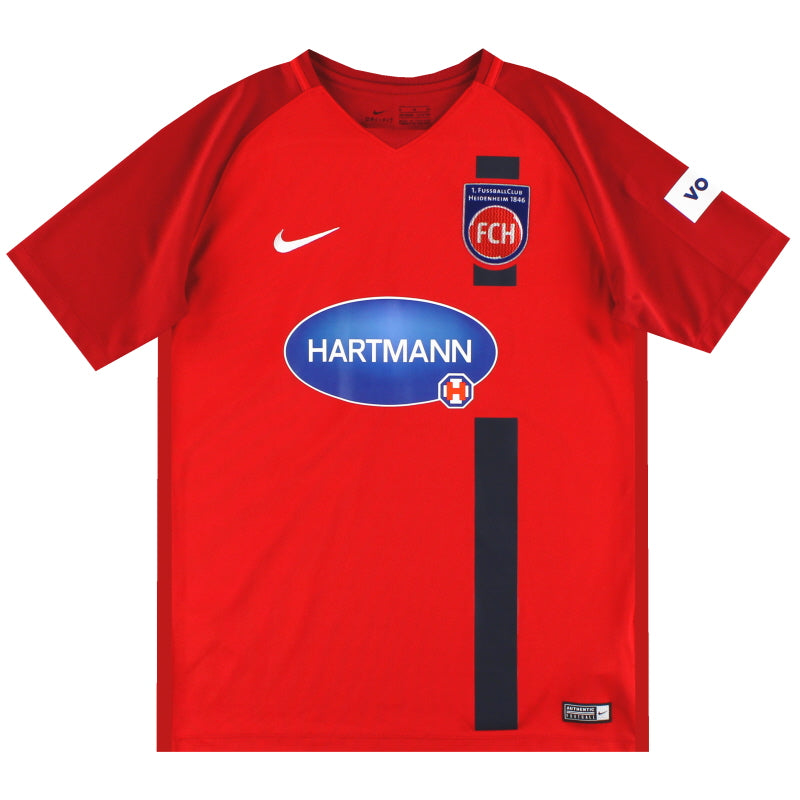 2017-18 FC Heidenheim Nike Home Shirt XL.Boys Football Shirt