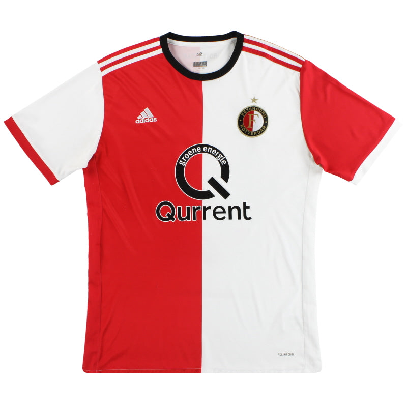 2017-18 Feyenoord adidas Home Shirt XL Football Shirt