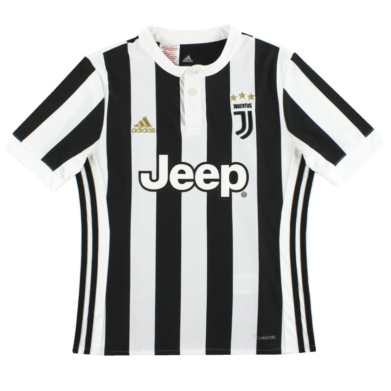 2017-18 Juventus adidas Home Shirt M.Boys Football Shirt