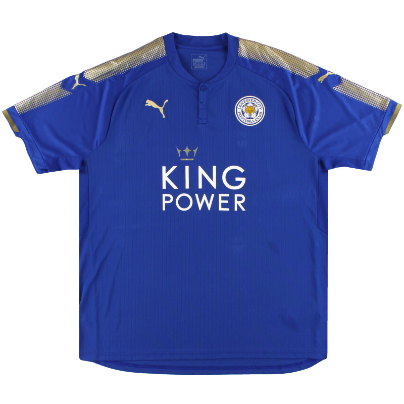 2017-18 Leicester City Puma Home Shirt XXL Football Shirt