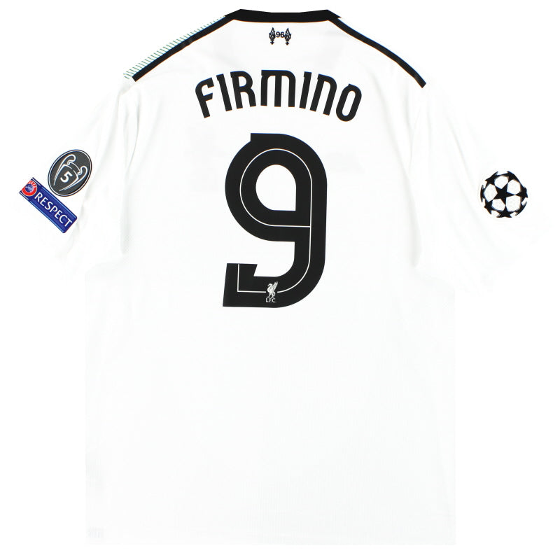 2017-18 Liverpool New Balance '125 Years' Away Shirt Firmino #9 *w/tags* XL Football Shirt