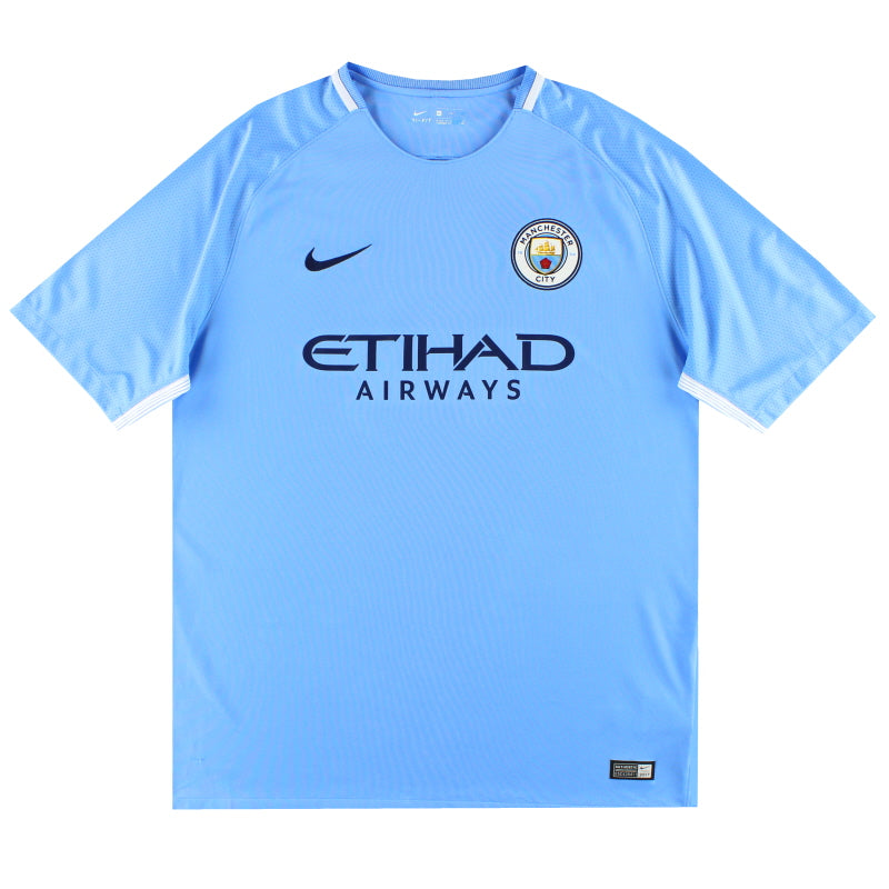 2017-18 Manchester City Nike Home Shirt XL Football Shirt