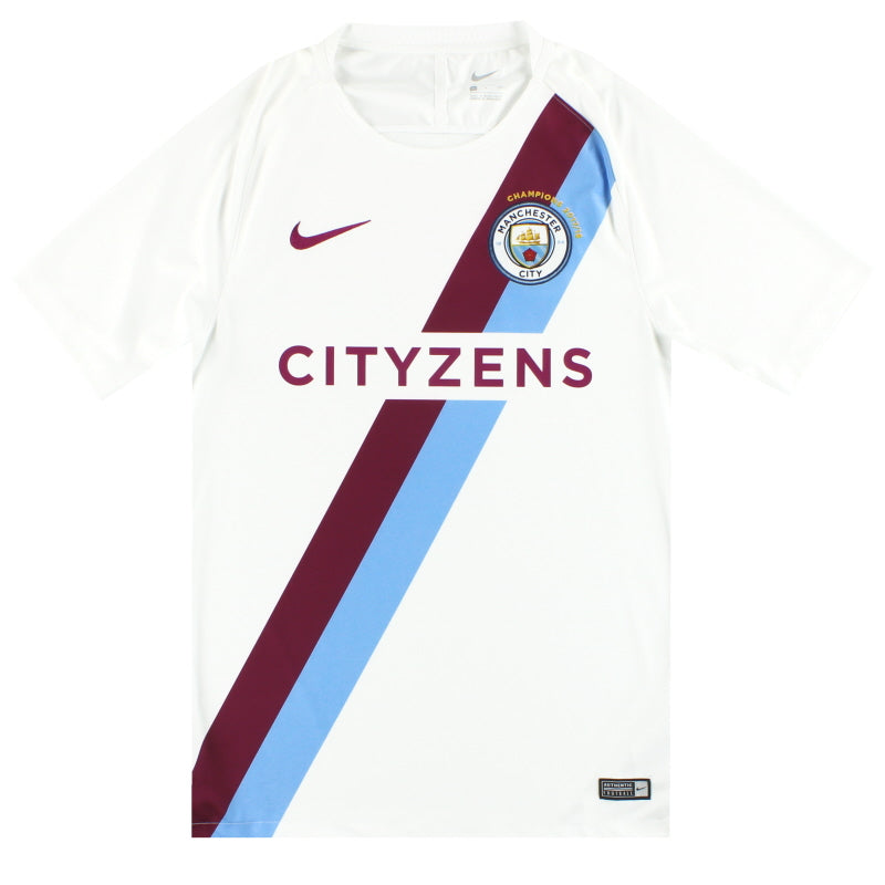 2017-18 Manchester City Nike Pre-Match Shirt *As New* S Training Shirt