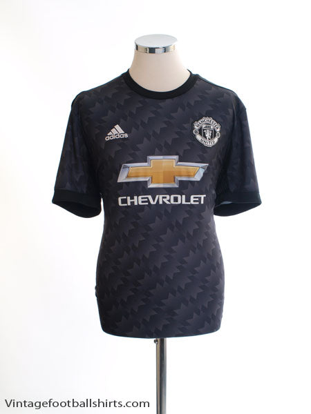 2017-18 Manchester United Away Shirt *Mint* L Football Shirt