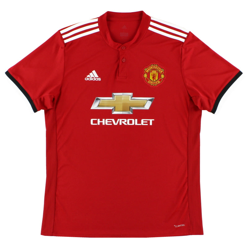 2017-18 Manchester United Home Shirt *Mint* L Football Shirt