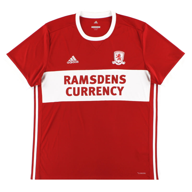 2017-18 Middlesbrough adidas Home Shirt XL Football Shirt