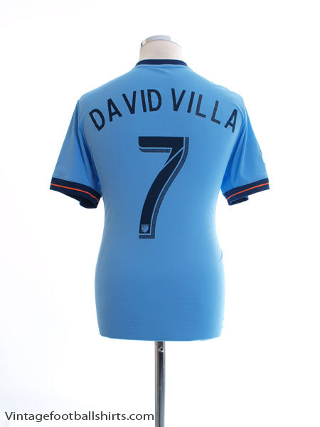 2017-18 New York City FC Home Shirt David Villa #7 M Football Shirt