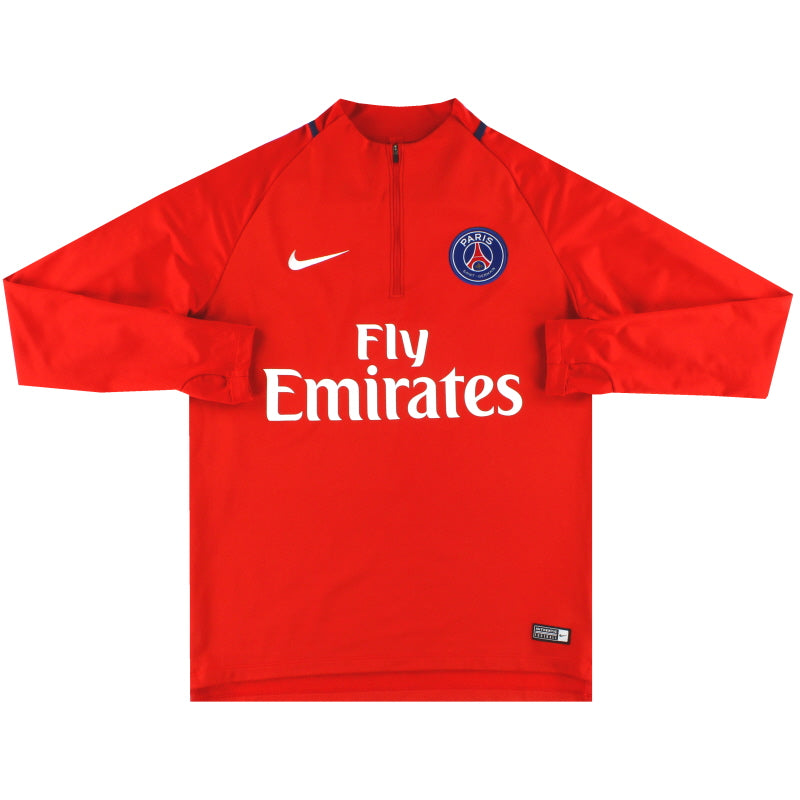 2017-18 Paris Saint-Germain Nike 1/4 Zip Training Top M Football Shirt
