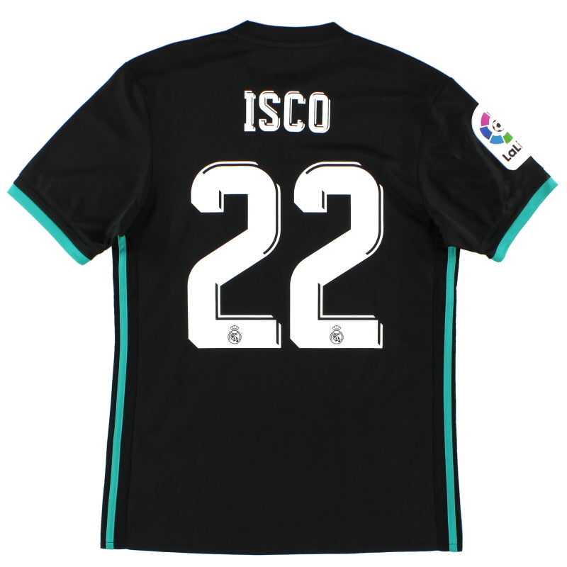 2017-18 Real Madrid adidas Away Shirt Isco #22 S Football Shirt