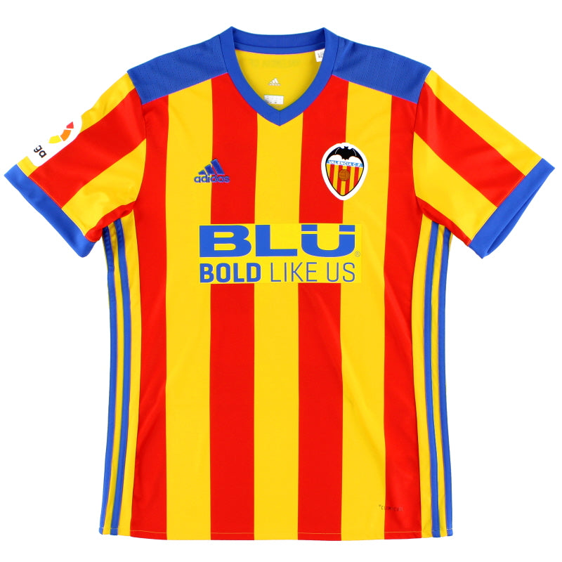 2017-18 Valencia Away Shirt #10 *Mint* M Football Shirt