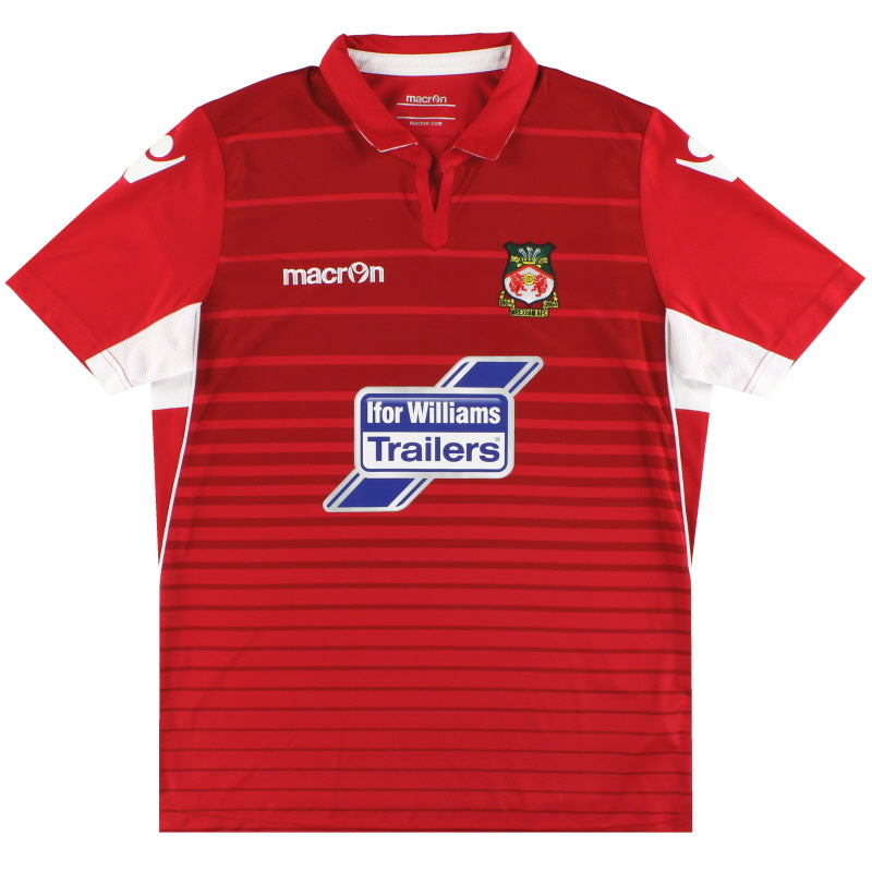 2017-18 Wrexham Macron Home Shirt XL Football Shirt