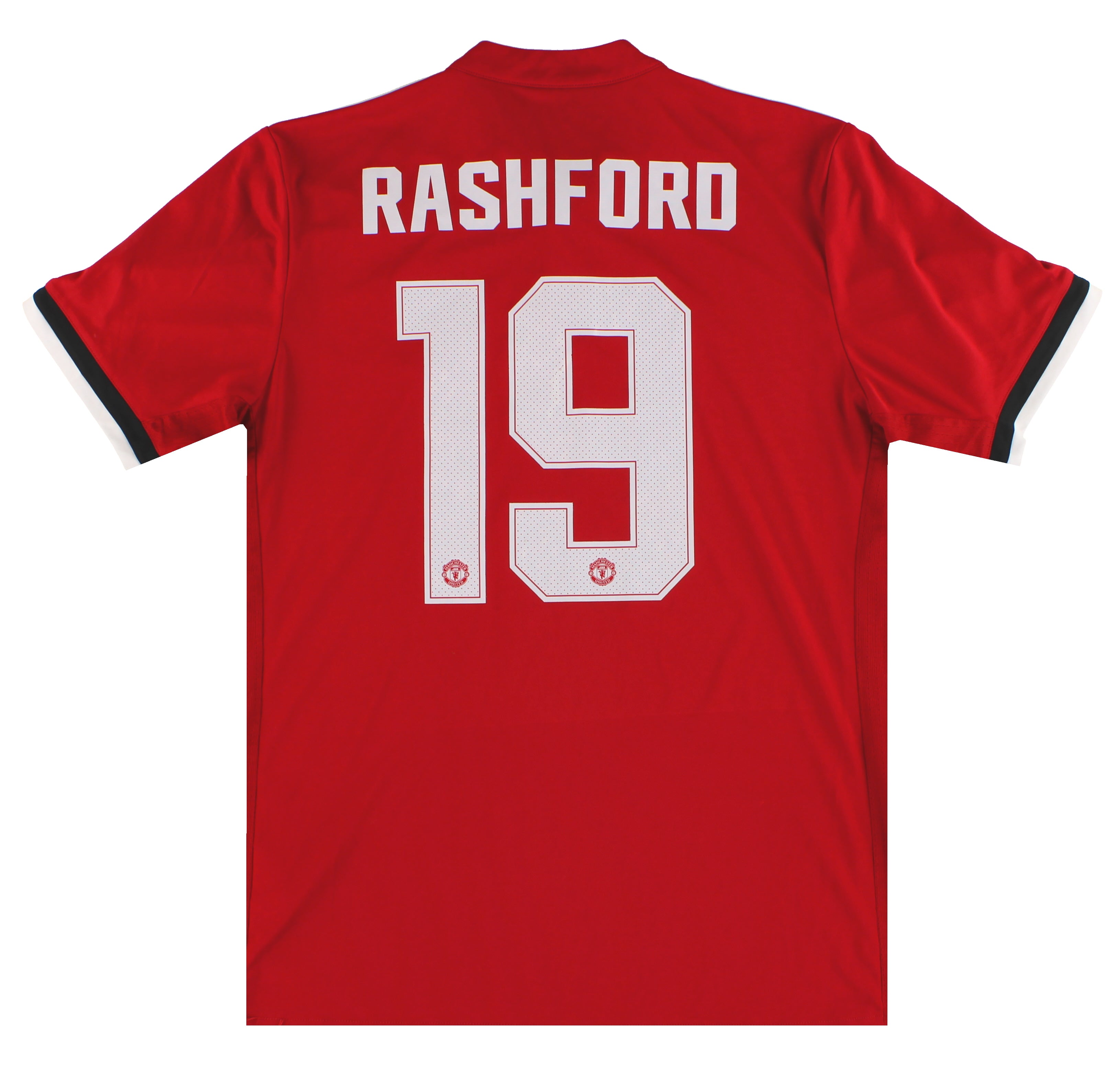 2017-18 Manchester United adidas Home Shirt Rashford #19 L
