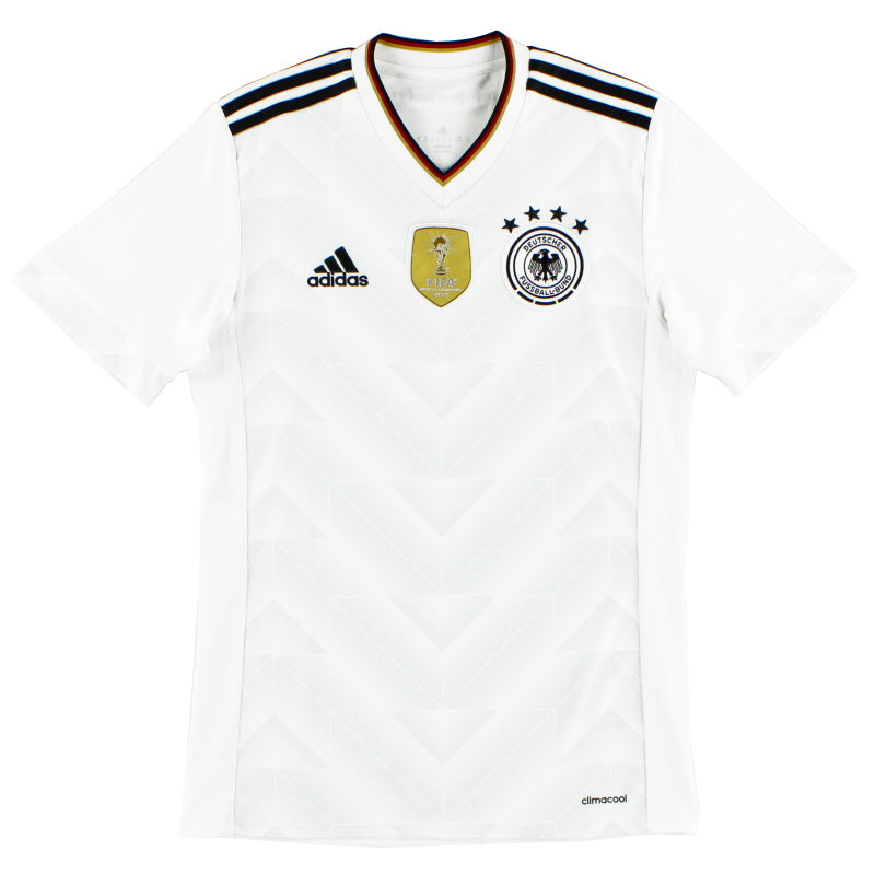 2017 Germany adidas Confederations Cup Home Shirt *Mint* M Football Shirt