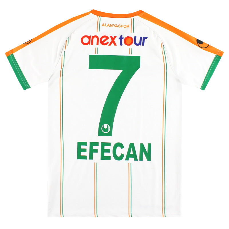 2018-19 Alanyaspor Uhlsport Away Shirt *As New* Efecan #7 S Football Shirt