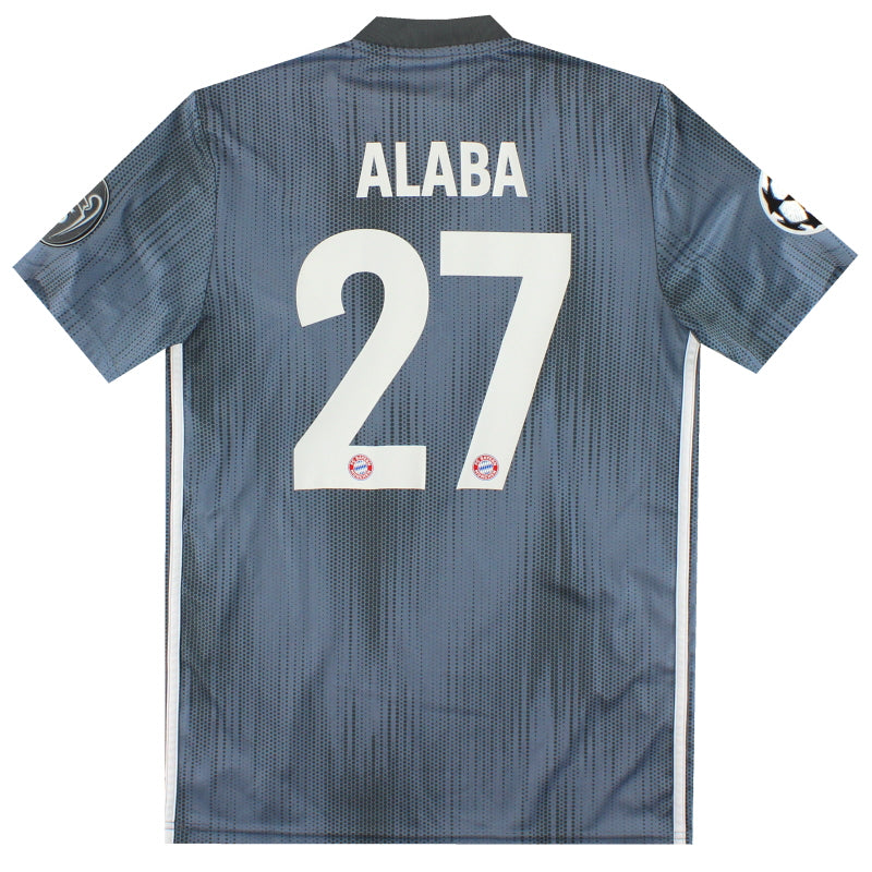 2018-19 Bayern Munich adidas Third Shirt Alaba #27 S Football Shirt
