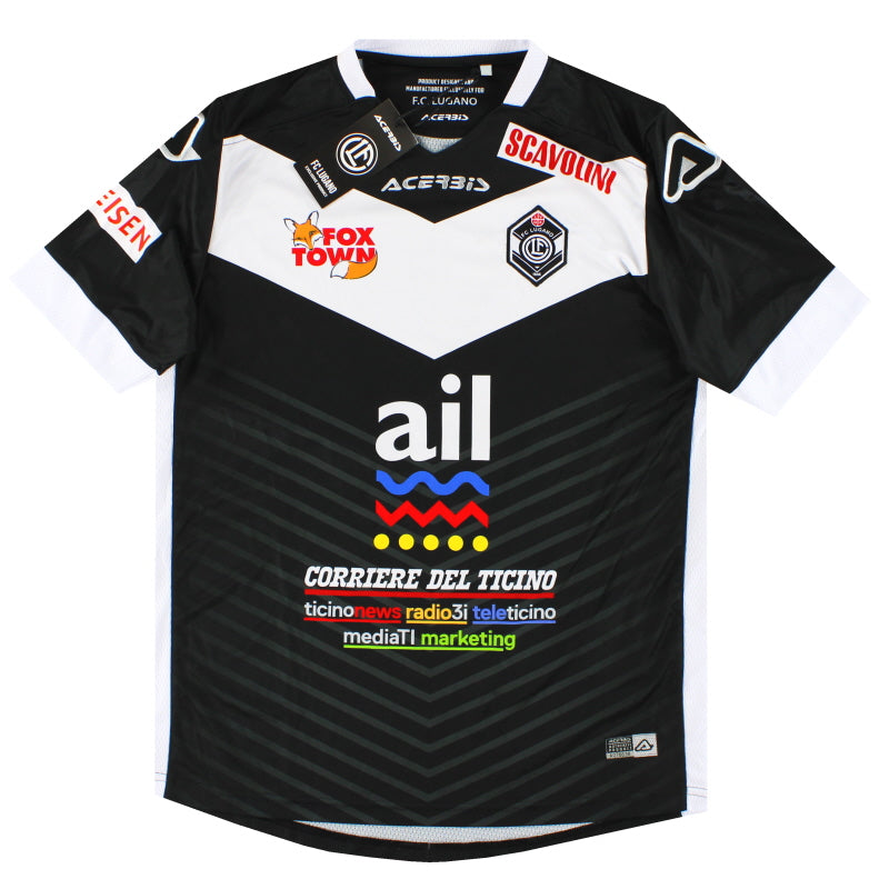 2018-19 FC Lugano Acerbis Home Shirt *w/tags* L Football Shirt