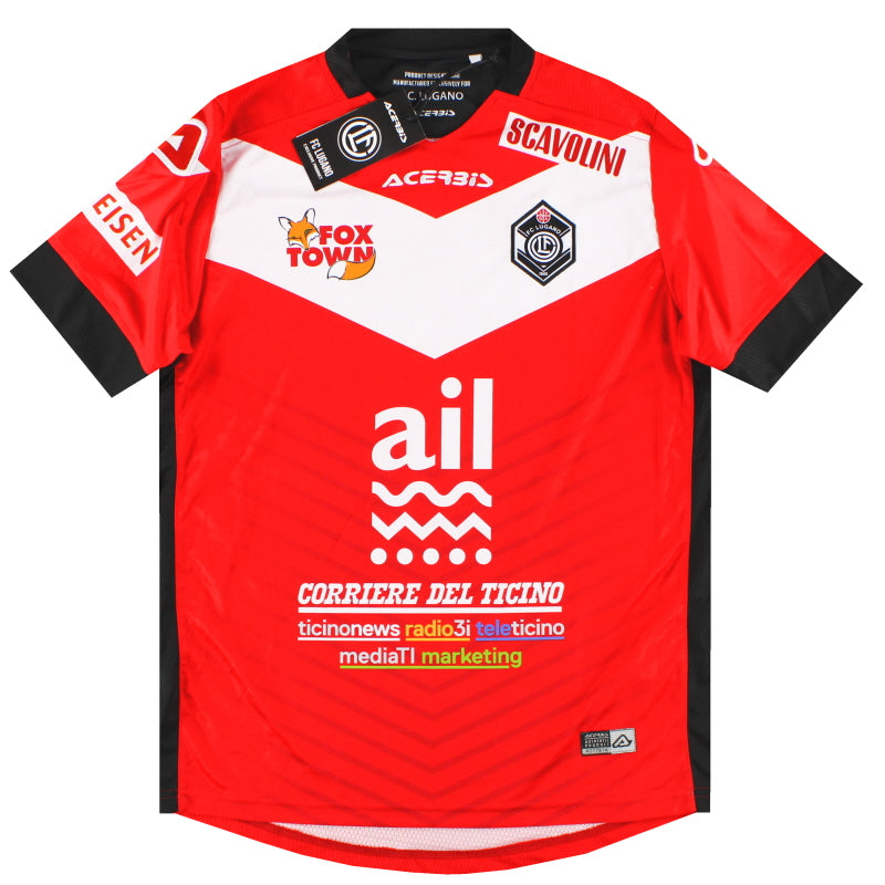 2018-19 FC Lugano Acerbis Third Shirt *w/tags* M Football Shirt
