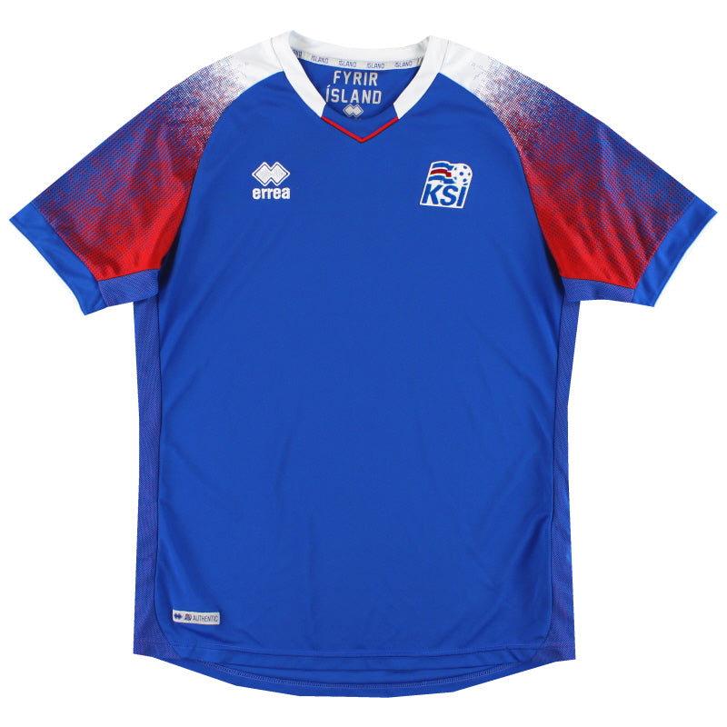 2018-19 Iceland Errea Home Shirt XL Football Shirt