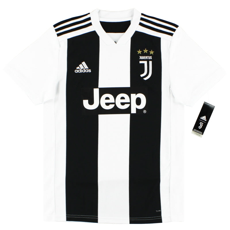 2018-19 Juventus adidas Home Shirt *BNIB* M.Boys Football Shirt