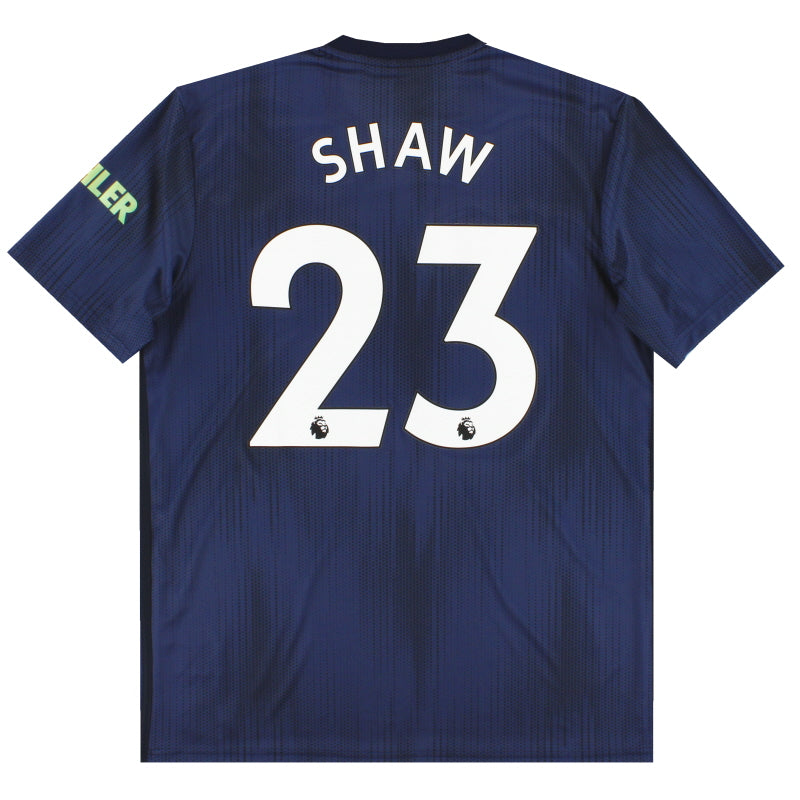 2018-19 Manchester United adidas Third Shirt Shaw #23 L Football Shirt