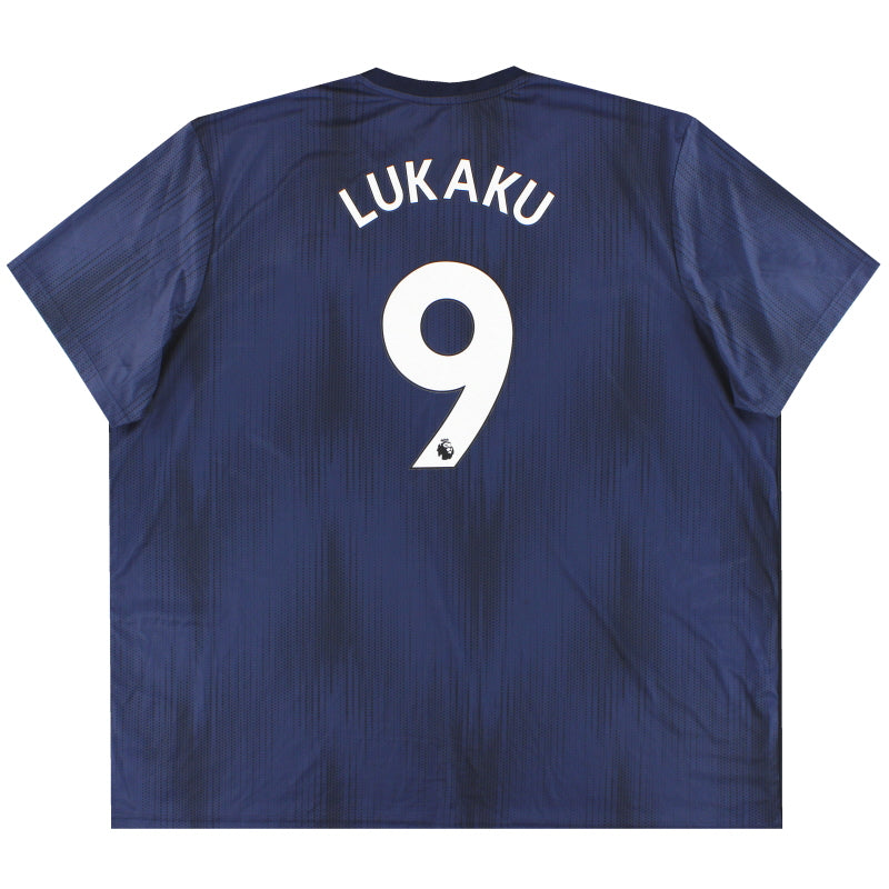 2018-19 Manchester United adidas Third Shirt Lukaku #9 *Mint* 4XL Football Shirt